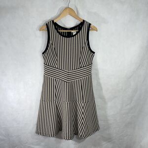 Esley Dress A-Line Size L Beige Black
